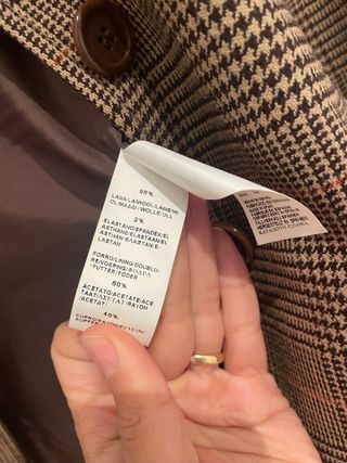 Blazer Massimo Dutti pata de gallo