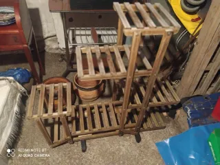 Estructura Madera para Macetas