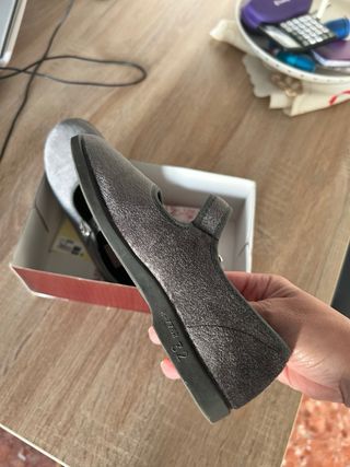 Bailarinas niña grises talla 32