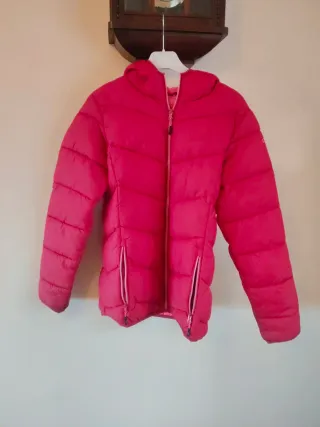 Anorak niña rosa