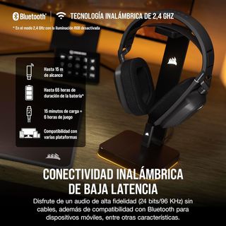 Corsair HS80 MAX Auriculares Inalámbricos Gaming