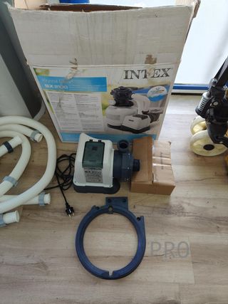 depuradora piscina arena, filtro piscina, bomba piscina Intex