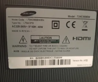 TV Televisión Samsung 24 pulgadas