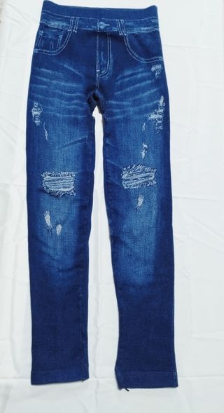 Leggings push up efecto vaquero talla única