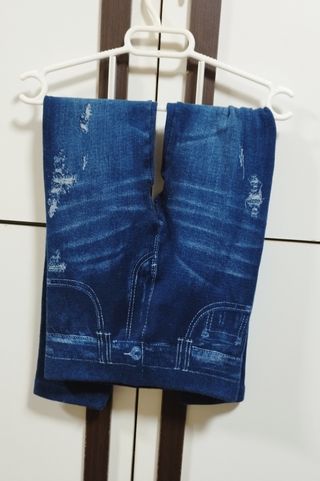 Leggings push up efecto vaquero talla única