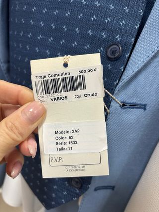 Traje Comunión 9 10-11-12