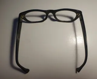 Montatura nera occhiali donna vintage anni '60