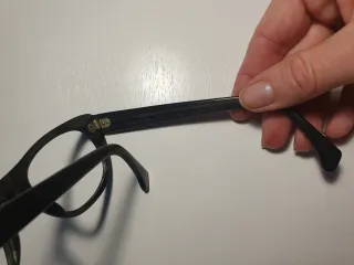 Montatura nera occhiali donna vintage anni '60