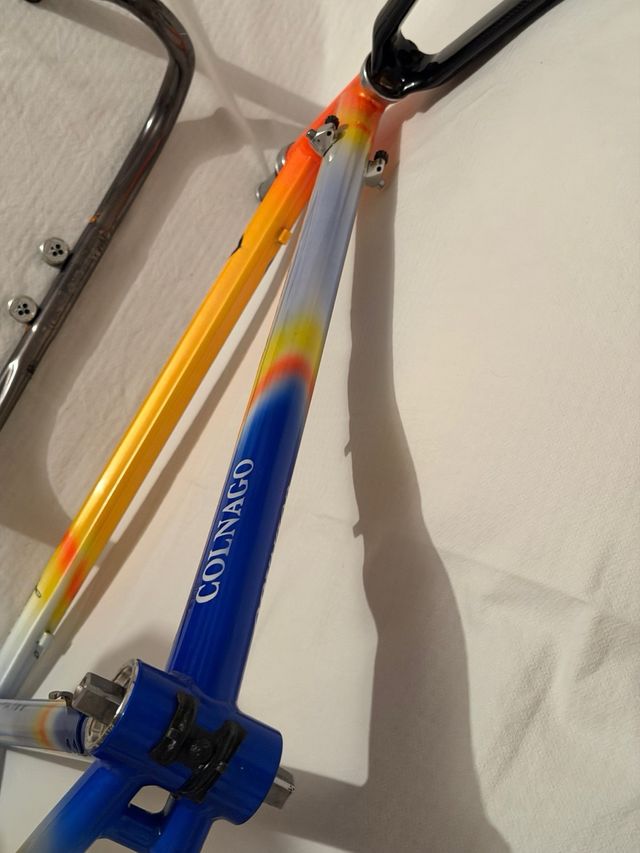 Quadro Colnago Titânio Rabobank tamanho 56 Campagnolo