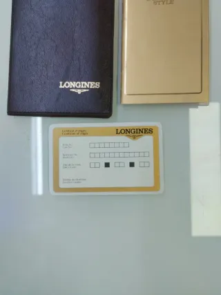 Tarjeta de garantía Longines