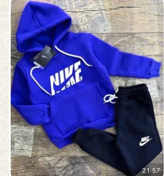 Fato de treino Nike S azul e preto