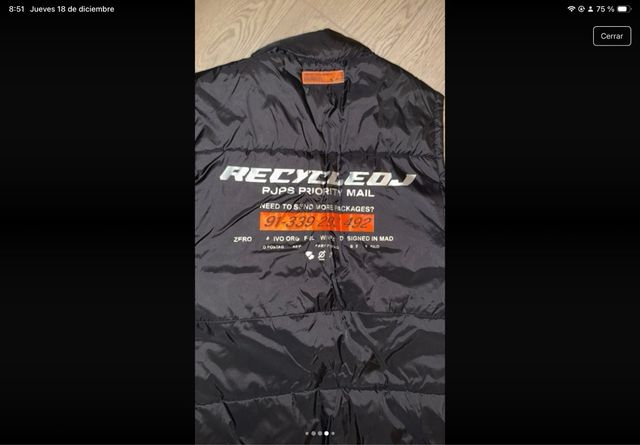 Chaleco Zeronegativo Negro