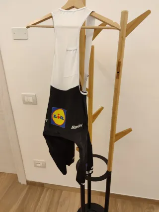 Pantaloncini salopette Ciclismo Lidl Trek