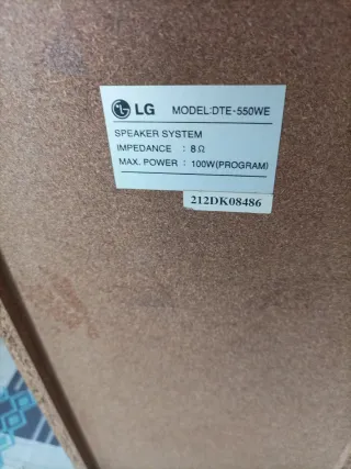 Subwoofer LG Grigio/Argento