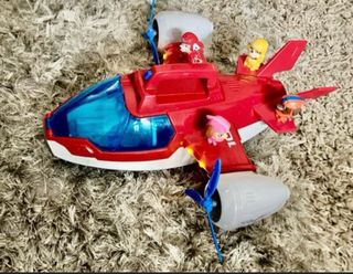 Avión Patrulla Canina con sonido y con muñecos