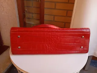 Bolso Zara Rojo Cocodrilo
