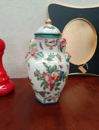 Jarrón cerámica oriental