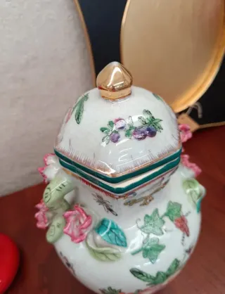 Jarrón cerámica oriental