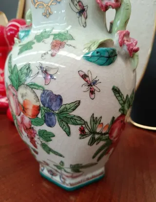 Jarrón cerámica oriental