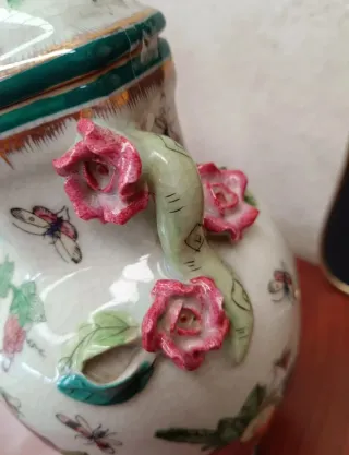 Jarrón cerámica oriental