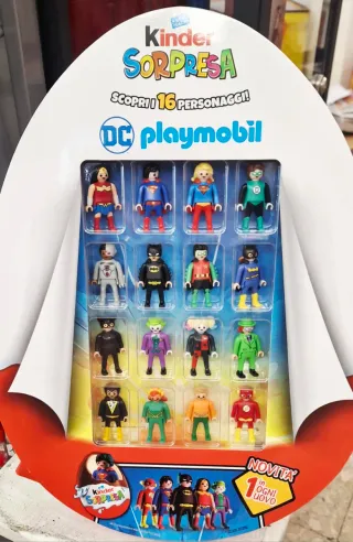 Kinder Sorpresa Playmobil DC Personaggi