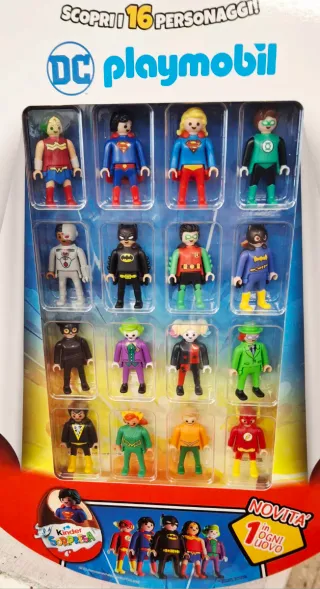 Kinder Sorpresa Playmobil DC Personaggi
