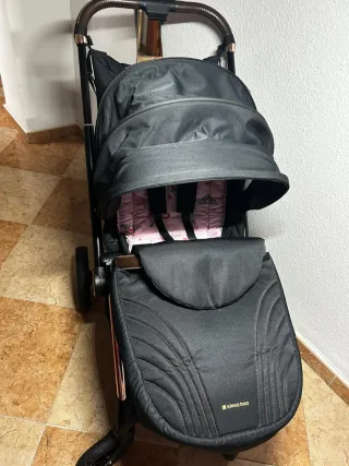 Cochecito Bebé Kikko Boo Negro