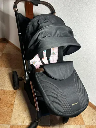 Cochecito Bebé Kikko Boo Negro