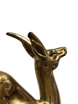 Fermalibri cervi marmo metallo origine francese