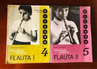 Lote 2 Libros Flauta Edelvives Allegro