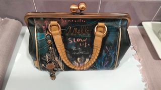 Bolso Anekke Negro Multicolor