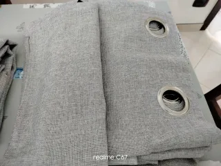 Set Tende Moderne Grigio Bianco