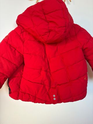 Chaqueta roja invierno niño/a 110 cm