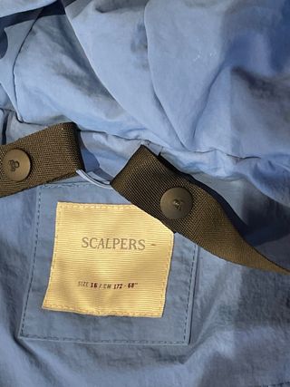 Chaqueta niño azul con capucha