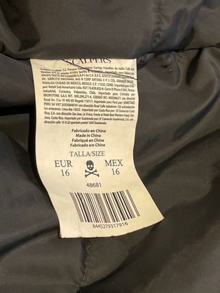 Chaqueta niño azul con capucha