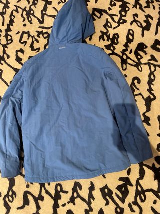 Chaqueta niño azul con capucha