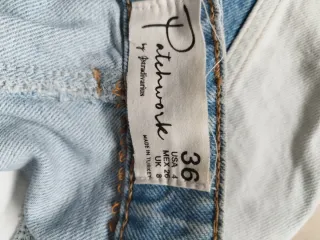 Conjunto falda vaquera y suéter algodón