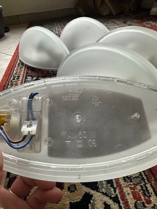 Set 5 Applique Vetro Murano Anni 80