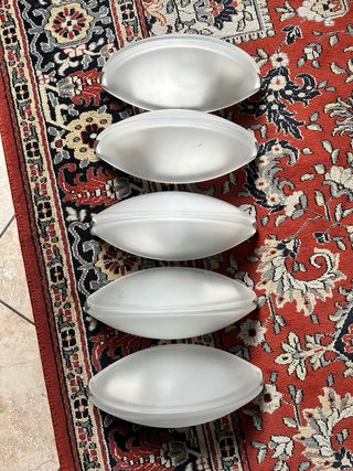 Set 5 Applique Vetro Murano Anni 80