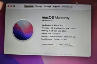 MacBook Air 2017 Plata