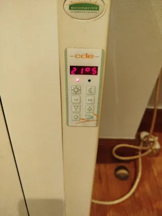 Radiador eléctrico Cata Beige/Blanco