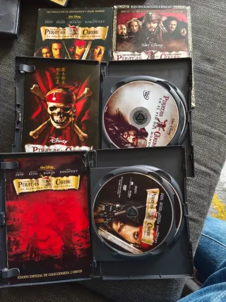 Pack 2 DVDs Piratas del Caribe