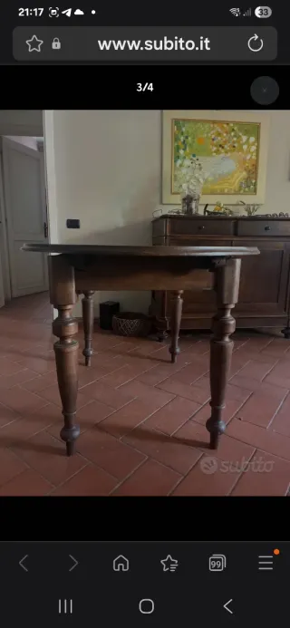 Tavolo antico in legno