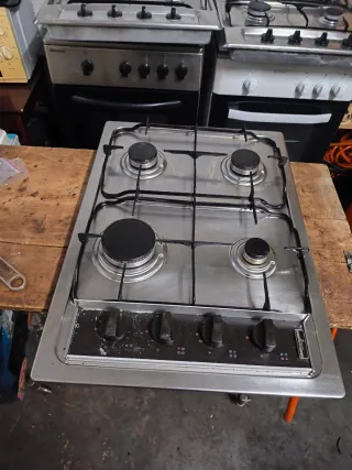 Encimera de gas butano 4 fuegos