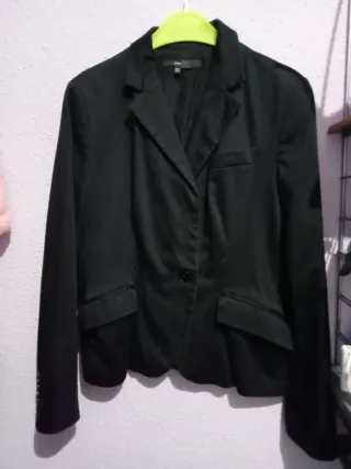 Chaqueta americana Zara negra