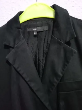 Chaqueta americana Zara negra