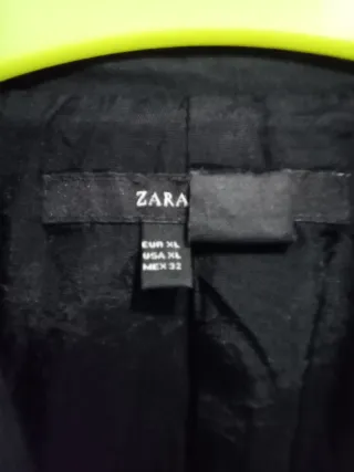 Chaqueta americana Zara negra
