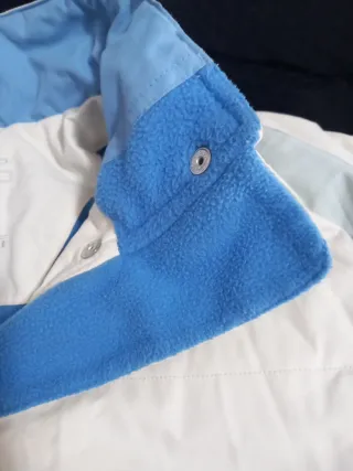 Giacca neve Astrolabio bianca e azzurra