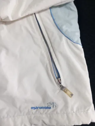 Giacca neve Astrolabio bianca e azzurra