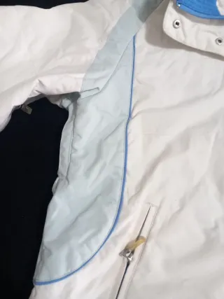 Giacca neve Astrolabio bianca e azzurra